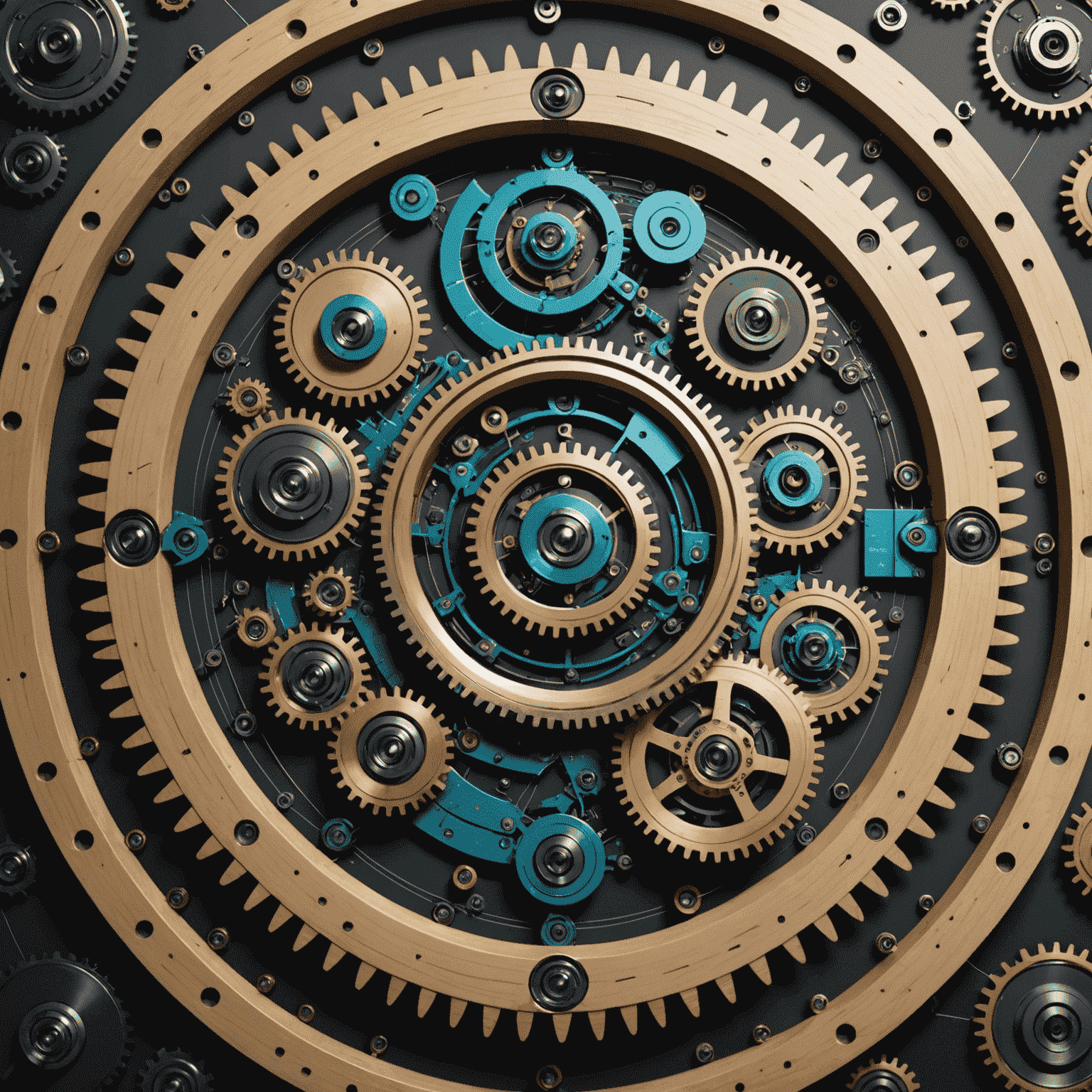 Automation Summit Logo - A futuristic design combining gears and circuit patterns