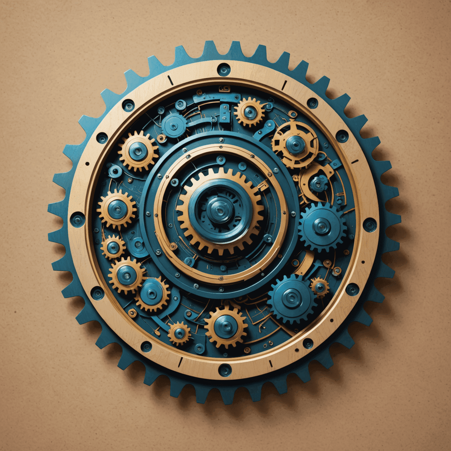 Automation Summit Logo - A futuristic design combining gears and circuit patterns