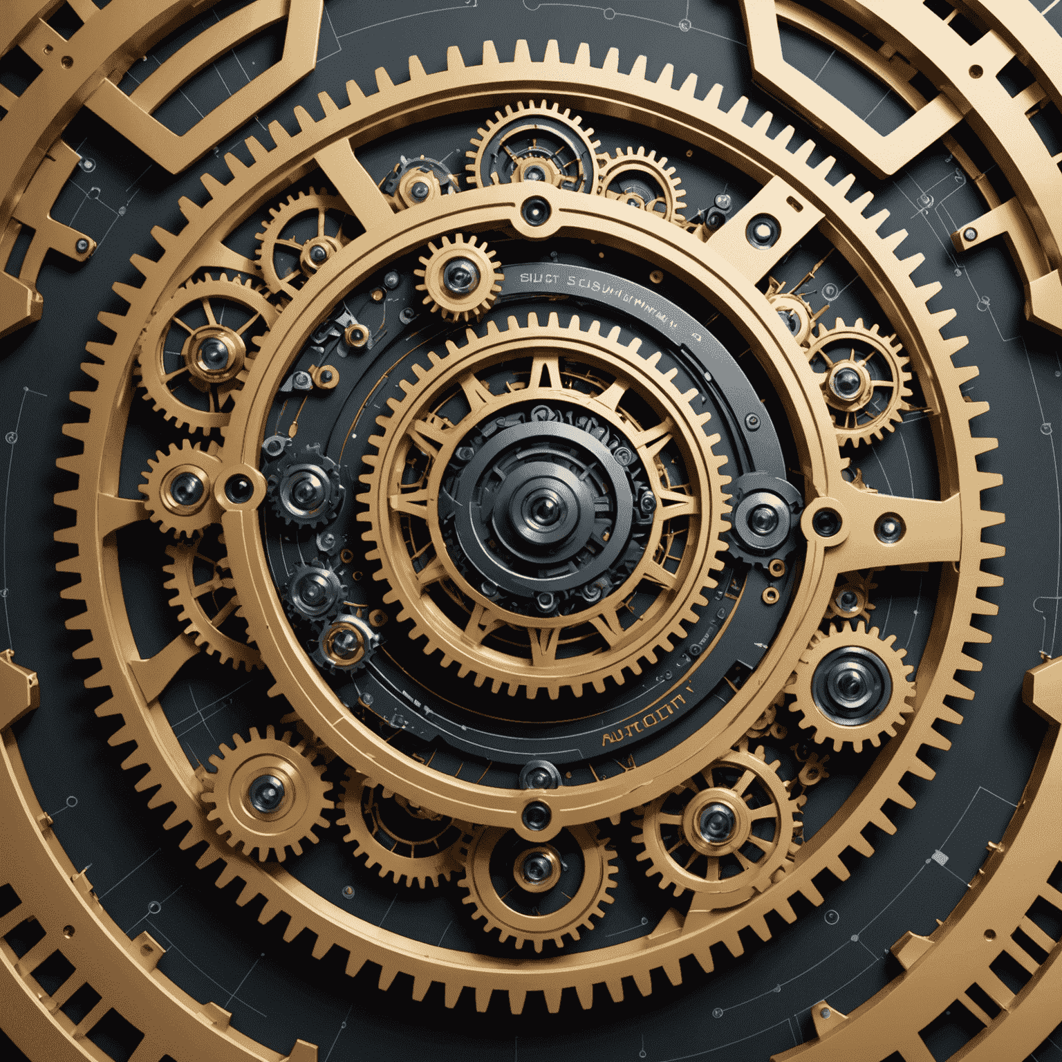 Automation Summit Logo - A futuristic design combining gears and circuit patterns